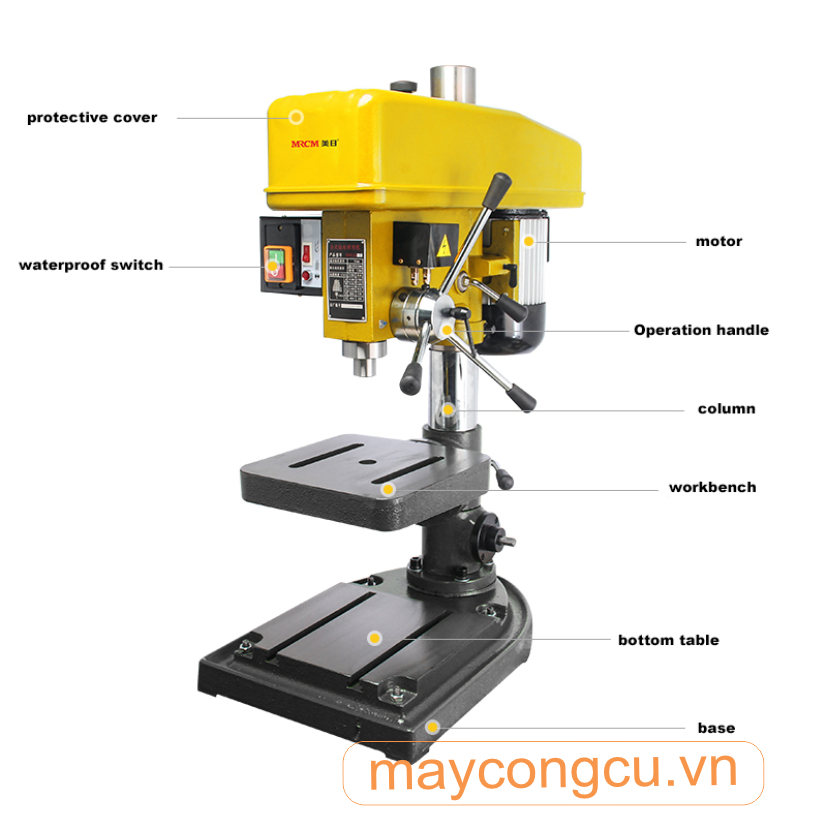 Tổng thể máy khoan taro để bàn